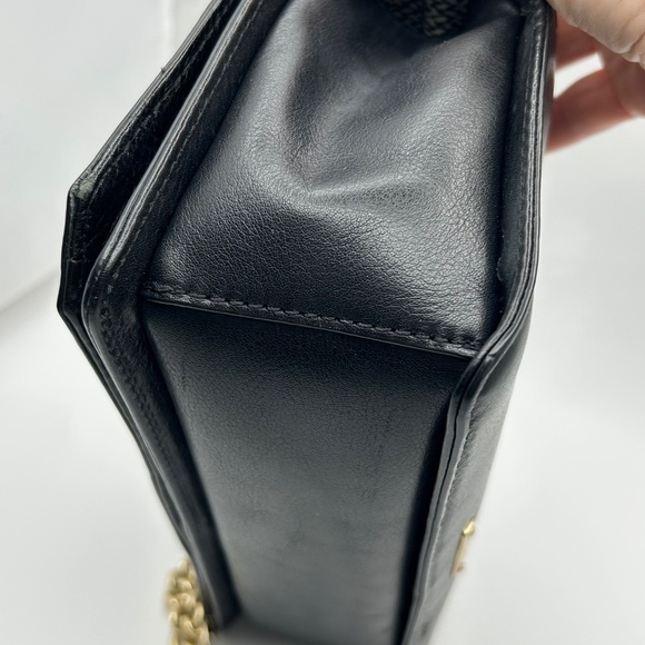 Rebecca Minkoff LOVE Crossbody Black Leather Diamond Quilt EUC - Picture 9 of 14